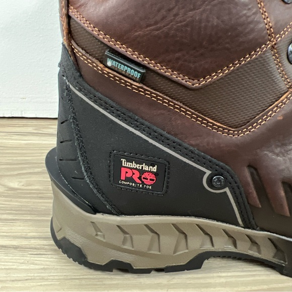 Timberland Work Summit 8" Composite Toe Waterproof Work Boot Men 11.5W A25D9 - Picture 6 of 8